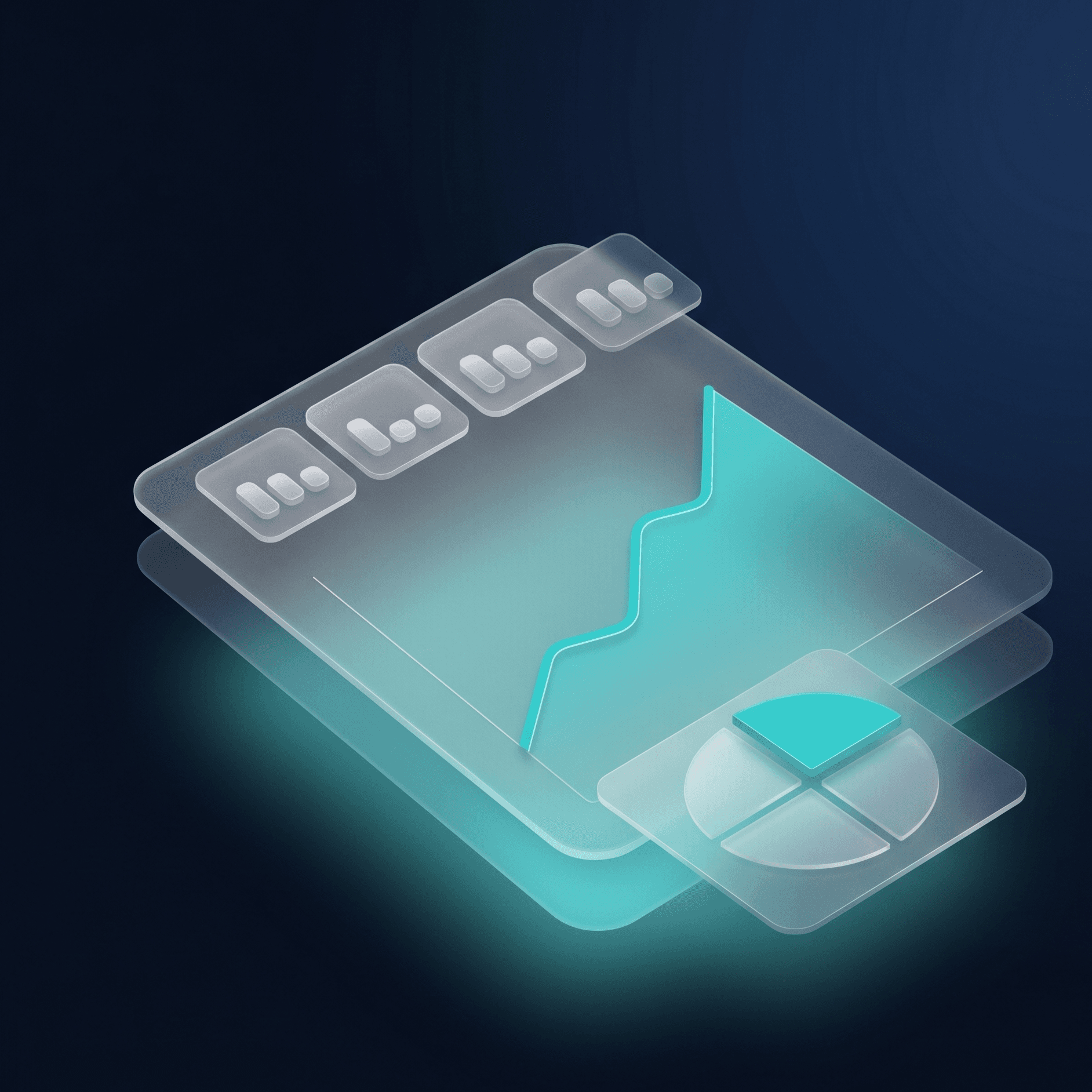 Cash Flow Dashboard showing revenue and expense breakdowns